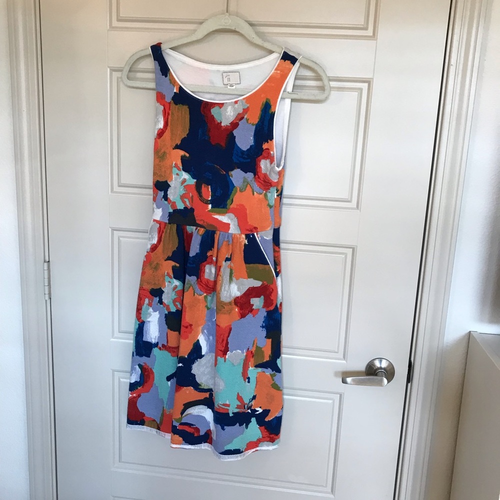 Anthropologie color splash dress